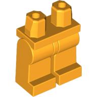 Lego Hips and Bright Light Orange Legs with Robe Ends, Orange Trim, Dark Red Sash, Gold Symbol print