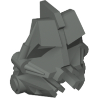 Lego Large Figure Head Connector Block 3 x 4 x 1 2/3 / Dark Gray