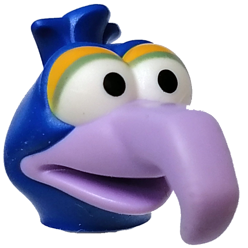 Lego Minifig Head Special (Gonzo) / Blue