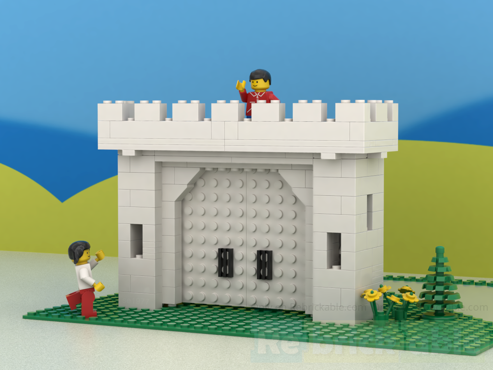 Lego 6380 City gate