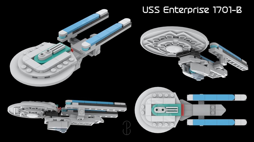 Lego Star Trek Enterprise-B Micro
