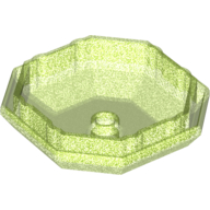 Lego Rock, Lower Part / Opal Trans-Bright Green