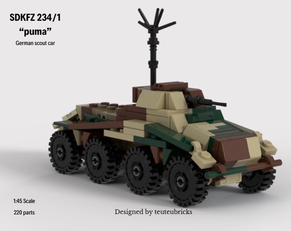 Lego SDKFZ 234/1 "puma"