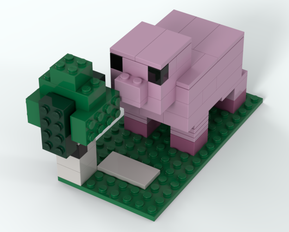Lego Pig display
