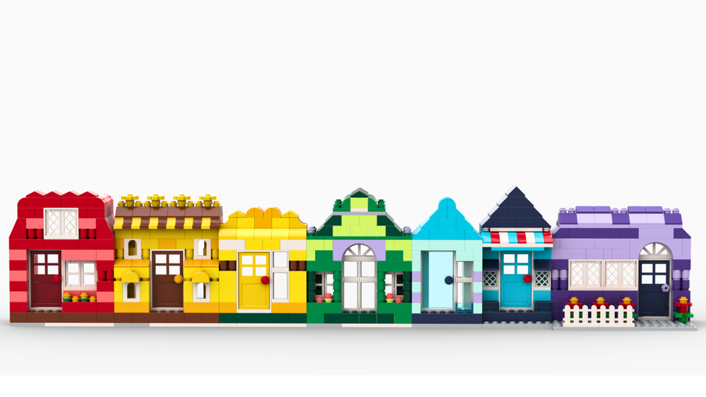 Lego 11035 Rainbow houses