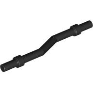 Lego Bar 6L with Stop Rings and Double Bent / Black