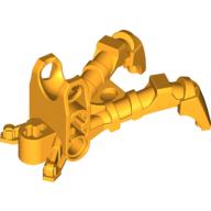 Lego Large Figure Foot, Claw with Ball Socket (Shadow Matoran) / Bright Light Orange