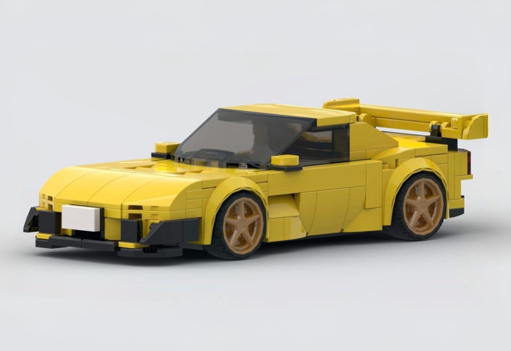 Lego Keisuke Takahashi's Mazda ɛ̃fini RX-7 Type R (FD3S) from Initial D