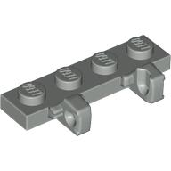 Lego Hinge Plate 1 x 4 Locking Dual 1 Finger / Light Gray