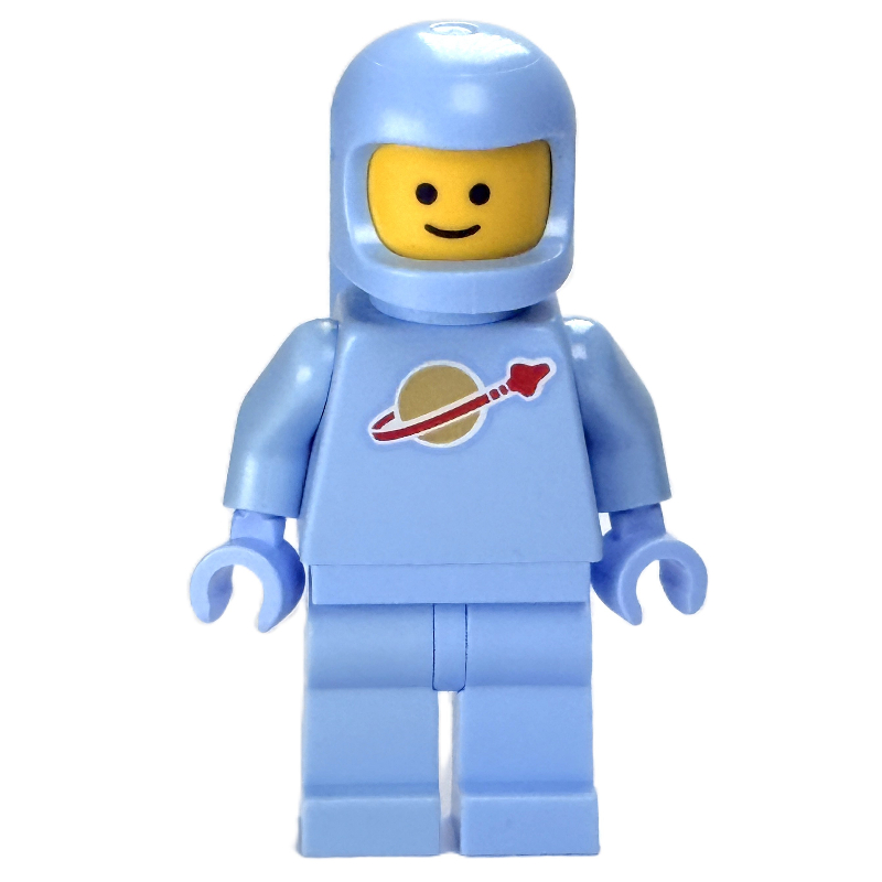 Lego Classic Spaceman, Bright Light Blue with Airtanks