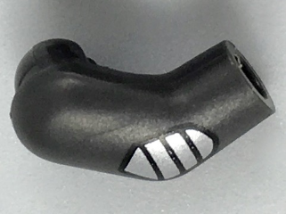 Lego Arm, Right with Silver Elbow Pad Pattern