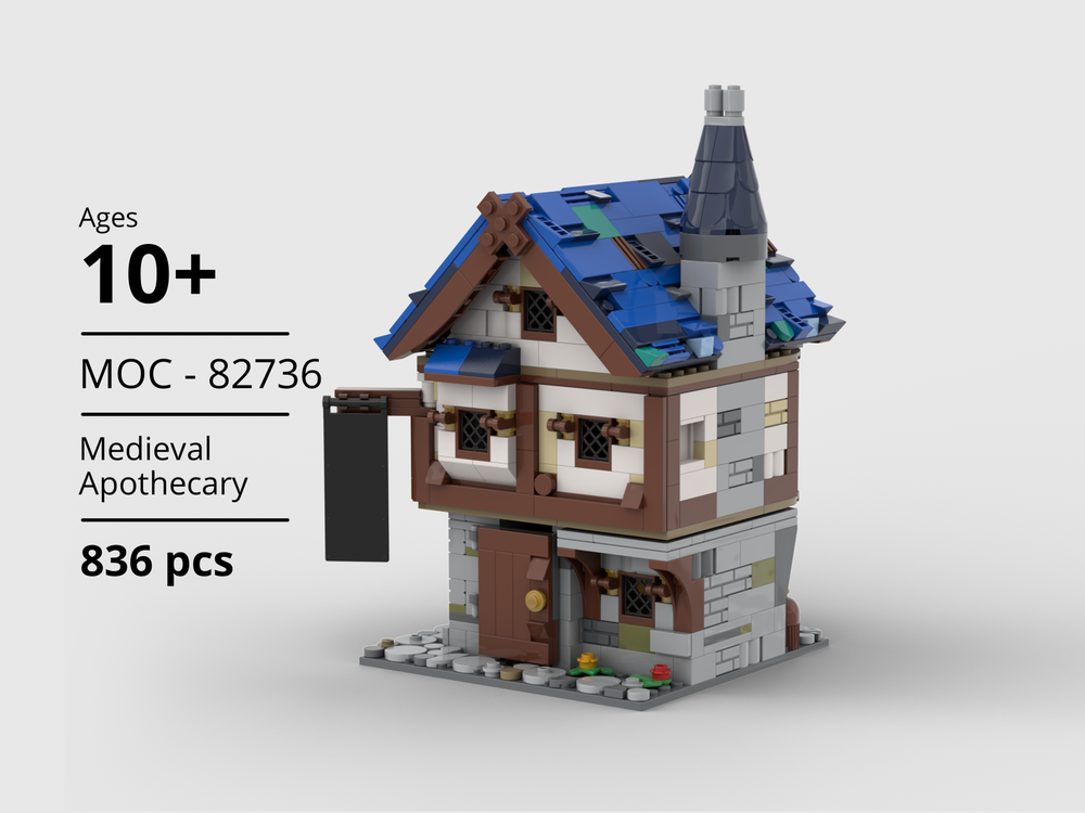 Lego Medieval Apothecary (Modular)