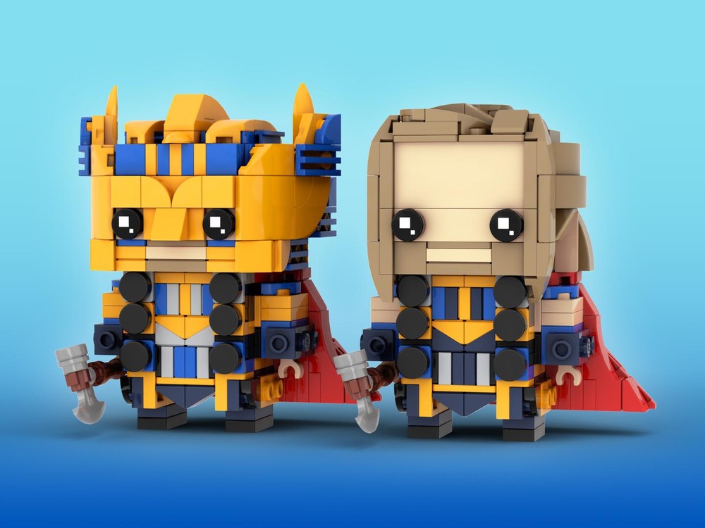 Lego Thor Brickheadz LEGO MOC - Thor: Love and Thunder