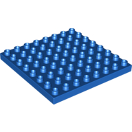 Lego Duplo Plate 8 x 8 / Blue