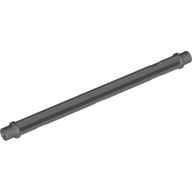 Lego Street Sweeper Brush Axle 1 x 8 / Dark Bluish Gray