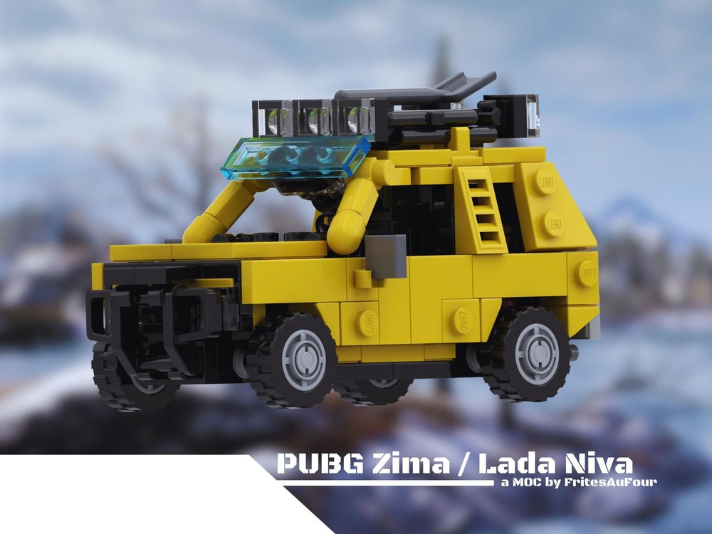 Lego PUBG ZIMA / LADA NIVA