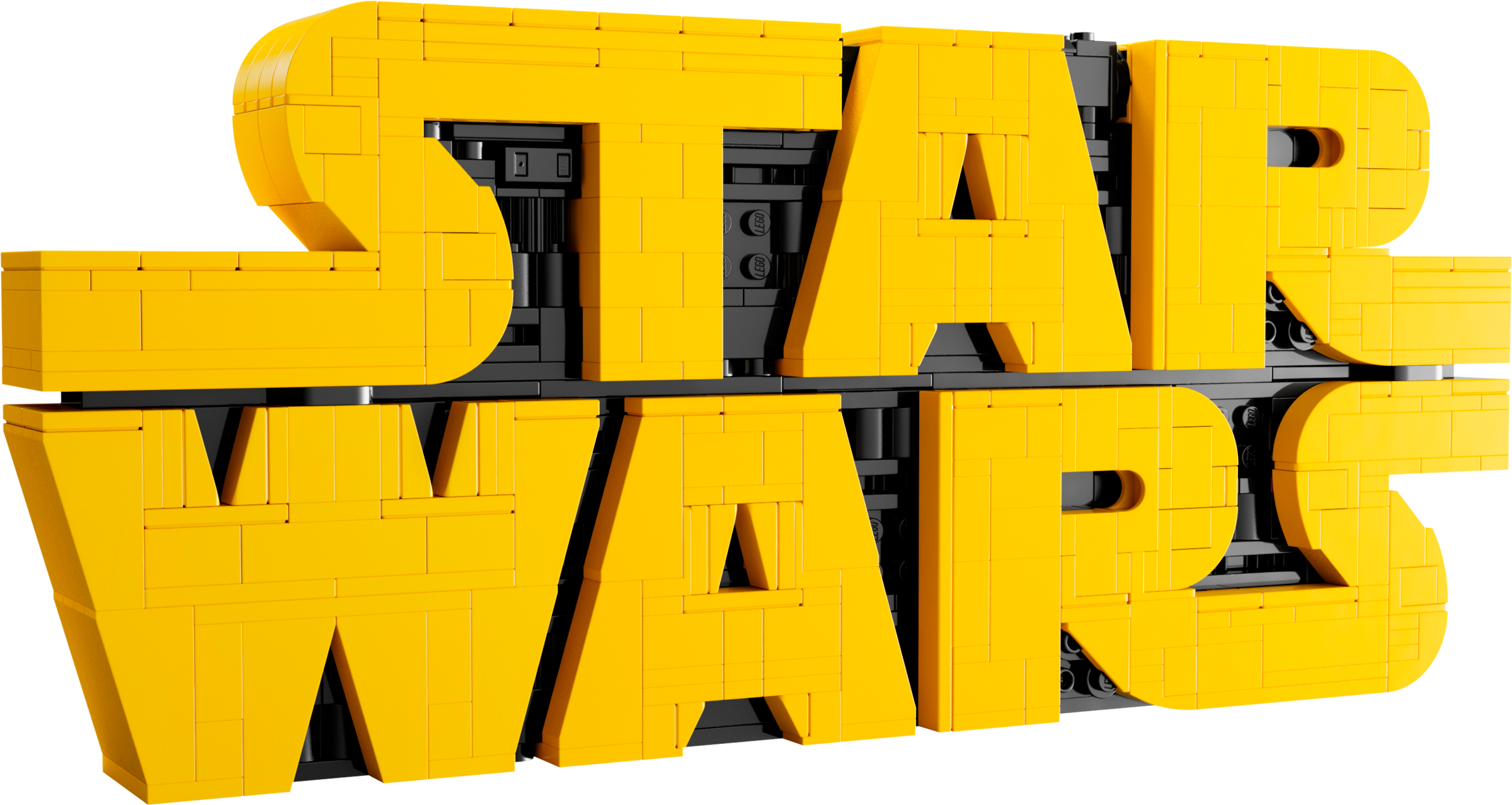 Lego Brick-Built Star Wars Logo