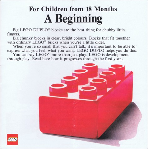Lego 1974 Medium Duplo UK (97870-Eng)