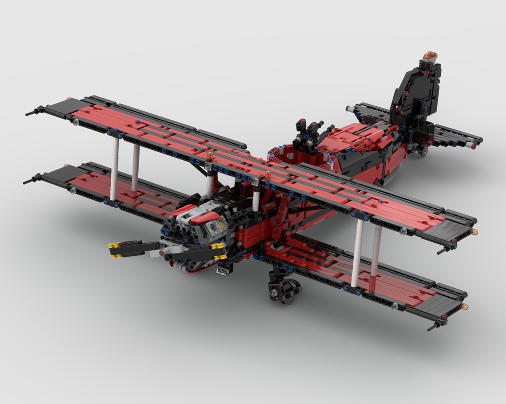 Lego 42082 Stampe SV-4 Biplane | LEGO Technic Vintage Aircraft Alternate Build