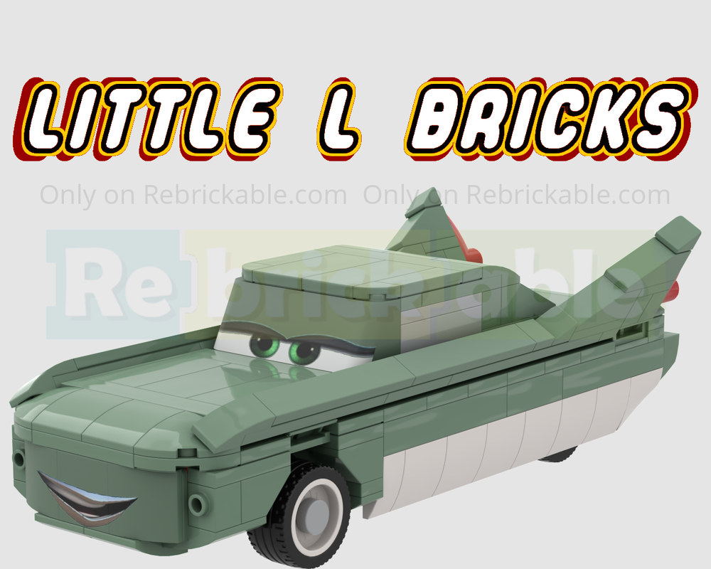 Lego "Flo" From Pixars "Cars"