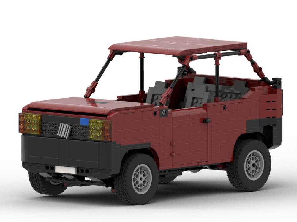 Lego Fiat Panda 1000 Fire