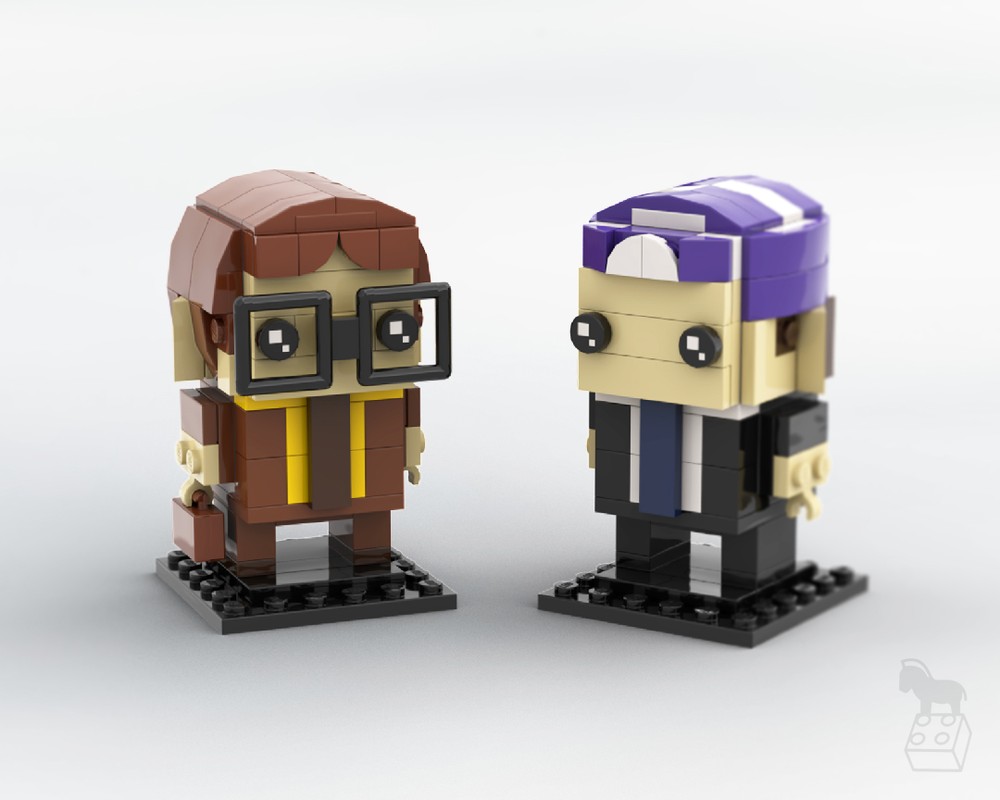 Lego The Office Brickheadz Collection - Dwight Schrute & Prison Mike