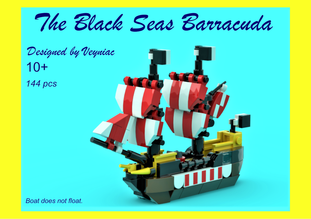 Lego Micro Black Seas Barracuda