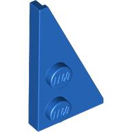 Lego Wedge Plate 2 x 4 27° Right / Blue