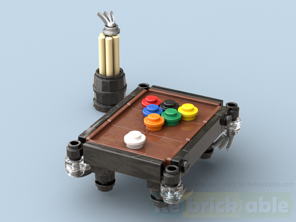 Lego Minifig-scale Pool Table
