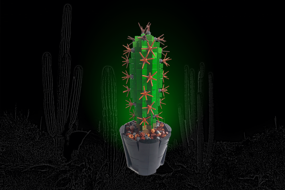 Lego Mini Saguaro Cactus (carnegiea gigantea)