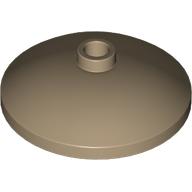 Lego Dish 3 x 3 Inverted [Radar] / Dark Tan
