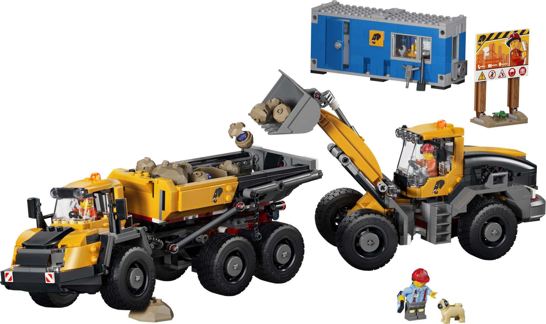 Lego Dump Truck & Front End Loader