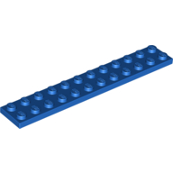 Lego Plate 2 x 12 / Blue