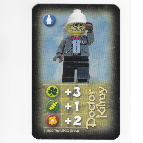 Lego Trading Card, Orient, Heroes - Dr. Kilroy (Mount Everest) / [No Color/Any Color]