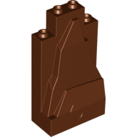 Lego Rock Panel 2 x 4 x 6 / Reddish Brown