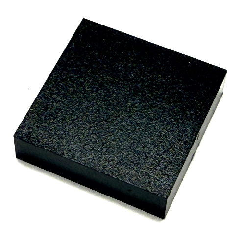 Lego Modulex Tile 4 x 4 with White '*' Print / Modulex Black