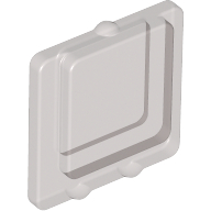 Lego Glass for Window 1 x 2 x 2 Plane / Trans-Brown