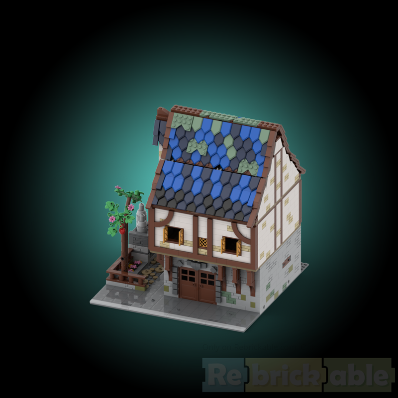 Lego Modular medieval weaponshop