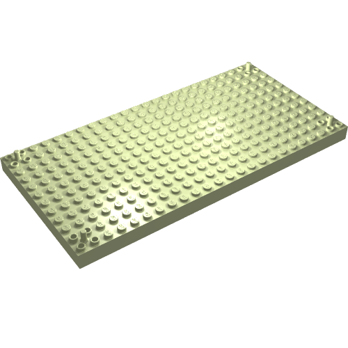 Lego Brick Special 12 x 24 with 4 Corner Pegs