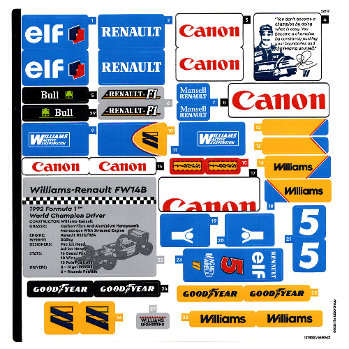 Lego Sticker Sheet for Set 10353-1