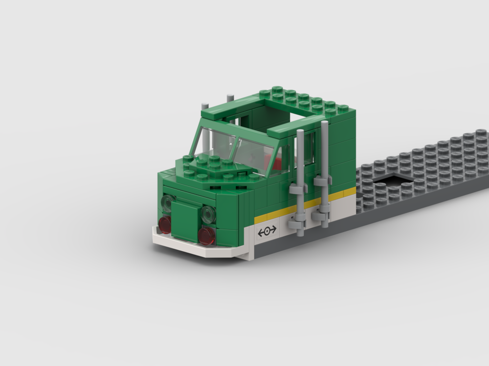 Lego 60198 Loco modification for front lights