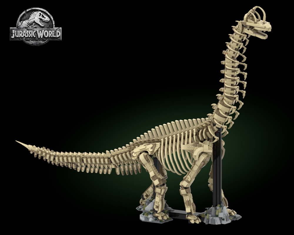 Lego Brachiosaurus fossil
