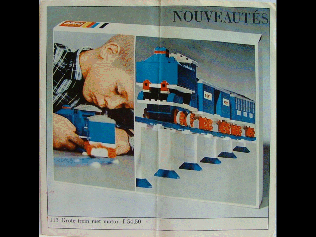 Lego 1966 Medium Train Dutch (3136-Ho)