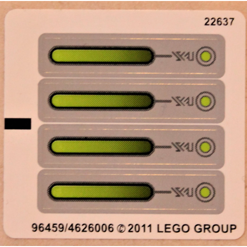 Lego Sticker Sheet 2 for Set 7067-1 / [No Color/Any Color]