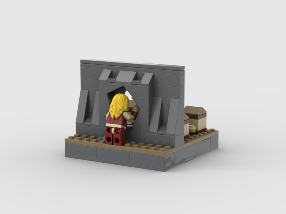 Lego Attack On Titan Diorama