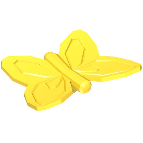 Lego Belville / Scala, Insect, Butterfly / Yellow