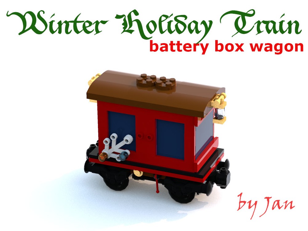 Lego Freight wagon for 10254 Winter Holiday Train