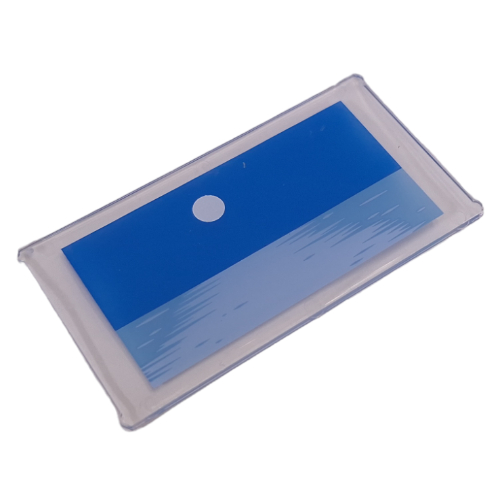 Lego Glass for Window 1 x 4 x 6 with Cel with Blue Sky, Full Moon, Bright Light Blue Sea Print