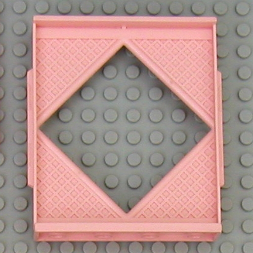 Lego Scala, Building, Wall, Diamond Shaped Window 8 x 2 x 8