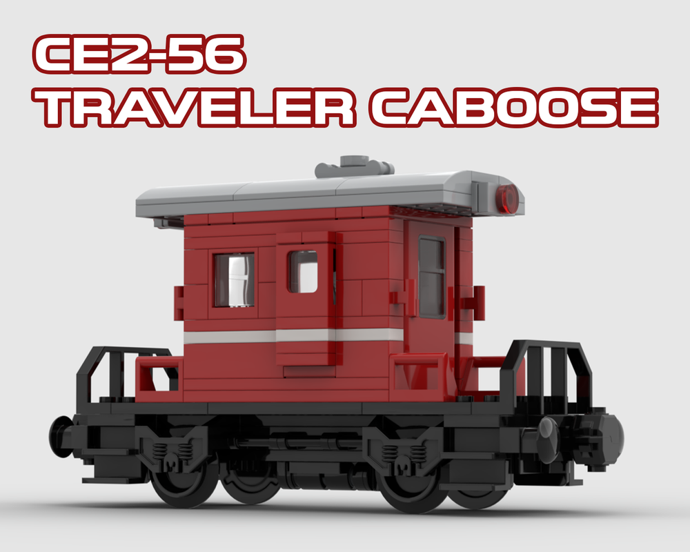 Lego "Traveler" Caboose [Red]